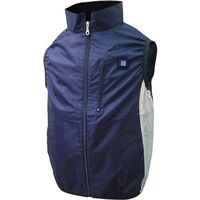 7.4V胸スイッチ式空調ベストR(フルハーネス対応)服のみ ネイビー LLーXLサイズ MESH-BR-060-1-LLXL-NV 1着（直送品）