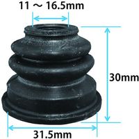 JTC 汎用ボールジョイントブーツ 2個入り JTCDB012A 1袋(2個) 508-1561（直送品）