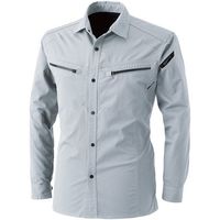 TS DESIGN LIGHT TECロングスリーブシャツ 4L シルバーグレー 5305 25 1着 584-1756（直送品）