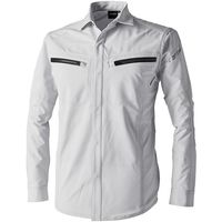 TS DESIGN TSエコダブルライトクロスロングスリーブシャツ SS シルバーグレー 5605 25 1着 584-0119（直送品）