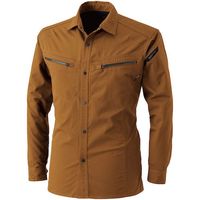 TS DESIGN LIGHT TECロングスリーブシャツ 4L キャメル 5305 65 1着 584-1650（直送品）