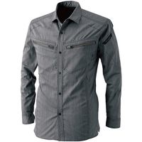 TS DESIGN LIGHT TECロングスリーブシャツ 4L ブラック 5305 95 1着 584-0176（直送品）