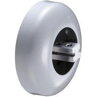 シロクマ SHIROKUMA スマートライン壁用エンド 35φ シルバー BR-724-35-SI 1個 199-0821（直送品）