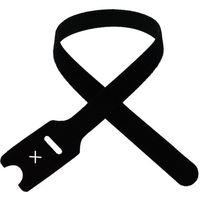 RIPーTIE リップタイライトスクリューマウント 25.4mmX584.2mm 10本巻 黒 X-23-IPL-BK 1パック(10本)（直送品）