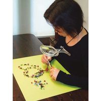 コンテック KONTEC 両手が使えるルーペ 角 LP-37R 1個 574-3128（直送品）