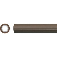 シロクマ SHIROKUMA クッションパイプ 4000mm ブラウン BR-35F-40-BW 1本 185-6034（直送品）