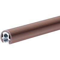 シロクマ SHIROKUMA ニューグリップ丸棒 2450mm ブラウン BR-735G-24-BW 1本 199-3918（直送品）