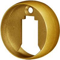 シロクマ SHIROKUMA 接続カバーリング 35φ AG BR-755-35-AG 1個 198-2903（直送品）