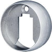 シロクマ SHIROKUMA 接続カバーリング 35φ シルバー BR-755-35-SI 1個 198-6002（直送品）