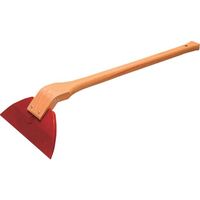 大塚刷毛製造 大塚 柄付ゴムベラ 長柄 赤 特大 3003050006 1枚 229-1650（直送品）