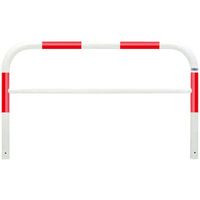 帝金 バリカー横型 スチール製 焼付塗装(赤白)横浅あり固定式 82A3-15RW 1本 624-4909（直送品）