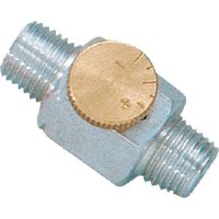 東空販売 TOKU レギュレータバルブ 1/4オスx1/4オス(アルミ) AA0002230 1セット(5個) 404-1389（直送品）