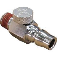 東空販売 TOKU レギュレータ付プラグ 1/4オスx1/4プラグ・オス(鉄) T50220G60 1セット(5個) 403-9837（直送品）