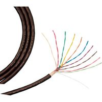 長岡特殊電線 耐熱タイプ シールド付ツイストペア多芯ケーブル SCIC-HRP 1PX0.5-100 BLK 1本 547-7529（直送品）