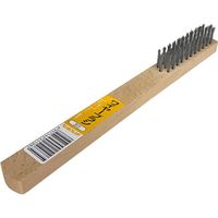 好川産業 白線ワイヤーブラシ 直型 3行 YK40002 1セット(12本) 595-2829（直送品）