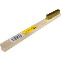 好川産業 真鍮ワイヤーブラシ 直型4行 (12本入) YK40162 1箱(12本) 582-6480（直送品）