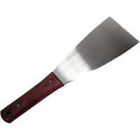 好川産業 柄付金ベラ 直型 (ステンレス) 90ミリ YK77545 1枚 626-3871（直送品）