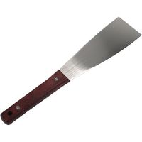 好川産業 柄付金ベラ 直型 (ステンレス) 60ミリ YK77543 1枚 626-3868（直送品）