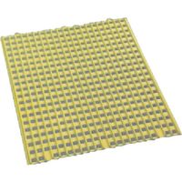 協和電機化学 真和工業 μデッキパネル一般タイプ(黄) DKPN-YLX20PS 1箱(20枚) 663-2156（直送品）