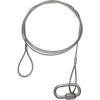 共成 落下防止ステンレスワイヤー線径2mm(2本セット)300L 2-300 1セット(2本) 664-2853（直送品）