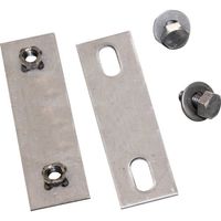 ウッドプラスチックテクノロジー ウッドプラスチック プレート型連結金具 MOUNTING BRACKET METAL PLATE 1個（直送品）