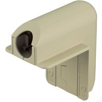 オンダ製作所 スポットカバー 外エルボ アイボリー RSCD-1305U 1個 677-4988（直送品）