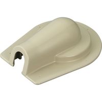 オンダ製作所 スポットカバー 壁貫通エルボ(大) アイボリー RSCWL-1305U 1個 677-4984（直送品）