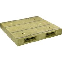 日本プラパレット NPC プラスチックパレットPB―1212E 両面ニ方差し 薄緑 PB-1212E 1枚 452-5058（直送品）