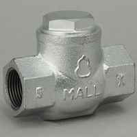 桑名金属工業 HM10K SCR マレブル汎用ジスク入リフト逆止弁【ねじ込み・NBR】 25A HM10KSCR 1個（直送品）