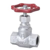 桑名金属工業 HM10K SG マレブル汎用玉形弁【ねじ込み】 80A HM10KSG 1個（直送品）