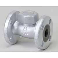 桑名金属工業 M300LB FCD マレブルジスク入リフト逆止弁【フランジ・PTFE】 50A M300FCD 1個（直送品）