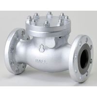 桑名金属工業 M300LB FCSD マレブルジスク入スイング逆止弁【フランジ・PTFE】 200A M300FCSD 1個（直送品）
