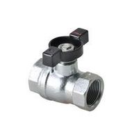 桑名金属工業 MBT1 マレブルミニボール弁【400・ねじ込み・レデューストボア・Tハンドル】 10A 1個（直送品）