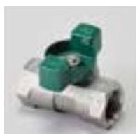 桑名金属工業 UBT2N SCS14ミニボール弁 蝶ハンドル【ねじ込み・2段レデューストボア】 8A 1個（直送品）