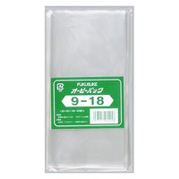 福助工業 テープ無 OPP袋 オーピーパック No.9-18 100枚入 00107442 1袋