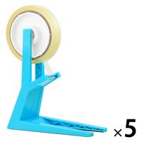 ナカバヤシ テープカッターＴＡＴＥＴＡストレート NTCーTS01B ブルー 1セット（1個×5）