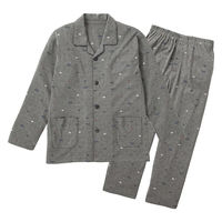 ベイシア STRETCH+ 快適パジャマ 兵隊柄 LLサイズ グレー