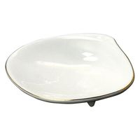 ヤマコー ハマグリ 金縁珍味小皿 大 27780 1個（直送品）