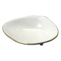 ヤマコー ハマグリ 金縁珍味小皿 小 27781 1個（直送品）