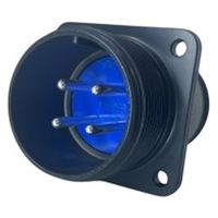 第一電子工業 MS非防水丸形 ウォールレセプタクル ハンダ付け結線用コネクタ オス 4芯 D/MS3100A20-4P 1個（直送品）