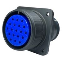 第一電子工業 MS非防水丸形 ウォールレセプタクル ハンダ付け結線用コネクタ メス 19芯 D/MS3100A22-14S 1個（直送品）