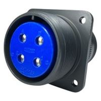 第一電子工業 MS非防水丸形 ウォールレセプタクル ハンダ付け結線用コネクタ メス 4芯 D/MS3100A22-22S 1個（直送品）