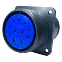 第一電子工業 MS非防水丸形 ウォールレセプタクル ハンダ付け結線用コネクタ メス 11芯 D/MS3100A24-20S 1個（直送品）