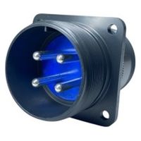 第一電子工業 MS非防水丸形 ウォールレセプタクル ハンダ付け結線用コネクタ オス 4芯 D/MS3100A24-22P 1個（直送品）