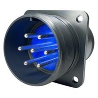 第一電子工業 MS非防水丸形 ウォールレセプタクル ハンダ付け結線用コネクタ オス 7芯 D/MS3100A24-2P 1個（直送品）