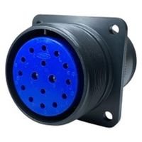 第一電子工業 MS非防水丸形 ウォールレセプタクル ハンダ付け結線用コネクタ メス 16芯 D/MS3100A24-7S 1個（直送品）