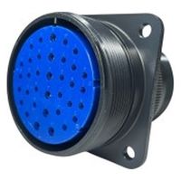 第一電子工業 MS非防水丸形 ウォールレセプタクル ハンダ付け結線用コネクタ メス 35芯 D/MS3100A32-7S 1個（直送品）