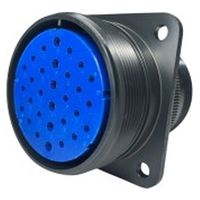 第一電子工業 MS非防水丸形 ウォールレセプタクル ハンダ付け結線用コネクタ メス 30芯 D/MS3100A32-8S 1個（直送品）