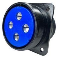 第一電子工業 MS非防水丸形 ウォールレセプタクル ハンダ付け結線用コネクタ メス 4芯 D/MS3100A36-5S 1個（直送品）