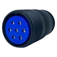 第一電子工業 MS非防水丸形 ケーブルレセプタクル ハンダ付け結線用コネクタ メス 7芯 D/MS3101A20-15S 1個（直送品）